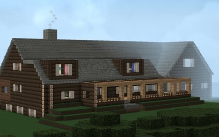  Modern Log Cabin  Minecraft