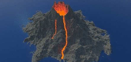  Realistic Volcano Map  Minecraft