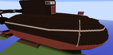  Russian Submarine Project 949A Oscar II K-141 Kursk  Minecraft