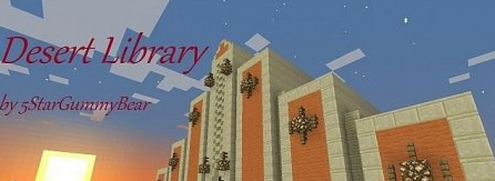  Desert Library  Minecraft