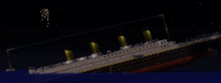   Titanic Sinking  Minecraft