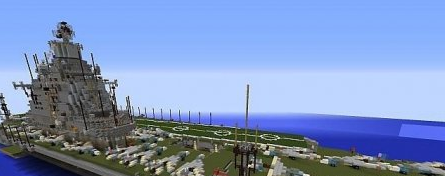  Project 1153 Orel aircraft carrier  Minecraft