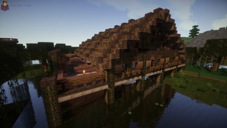  A Stilt House Town Hall In Little Debaria  Minecraft