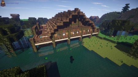  A Stilt House Town Hall In Little Debaria  Minecraft