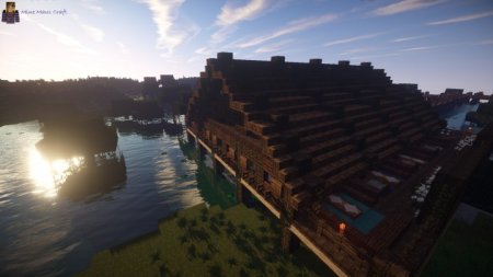  A Stilt House Town Hall In Little Debaria  Minecraft