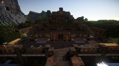  A Stilt House Town Hall In Little Debaria  Minecraft