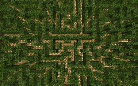  Leaf Maze [Difficulty - Hard]  Minecraft