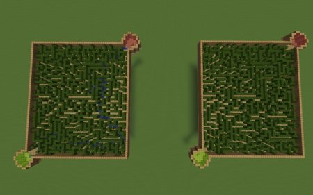  Leaf Maze [Difficulty - Hard]  Minecraft