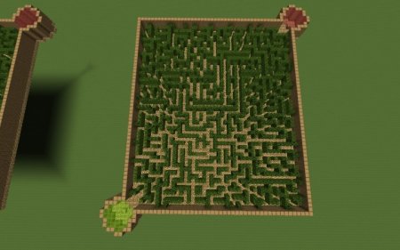  Leaf Maze [Difficulty - Hard]  Minecraft