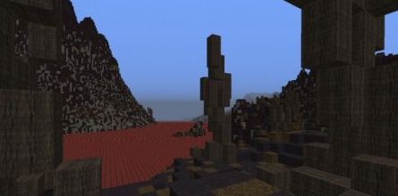  Volcano Dead Lands With Dead Trees  Minecraft