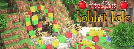  FESTIVE HOBBIT HOLE - Merry Bloomin' Christmas!  Minecraft