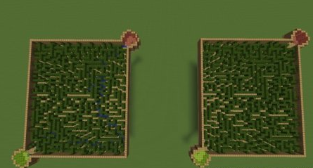  Leaf Maze [Difficulty - Hard]  Minecraft