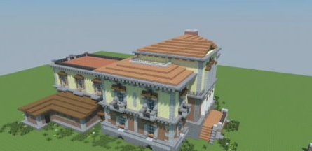  Large House(Faraton project)  Minecraft