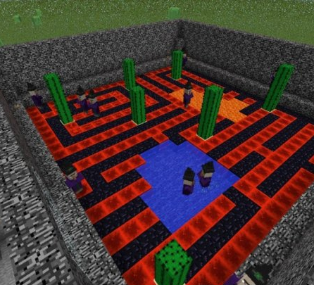  Witch Arena  Minecraft