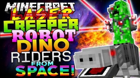  Laser Creeper Robot Dino Riders  Minecraft 1.7.10