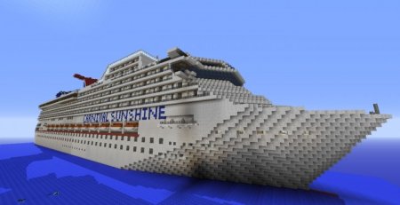  Carnival Sunshine Cruise Ship  Minecraft