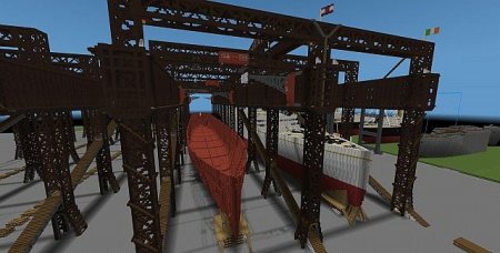  Harland & Wolff Arrol Gantry (Shipyard)  Minecraft