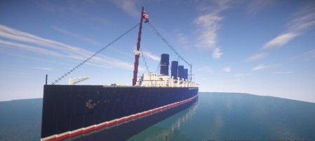  RMS Lusitania 1915  Minecraft