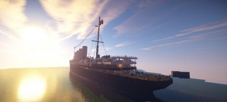  RMS Lusitania 1915  Minecraft