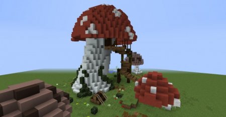  Mushroom House  Minecraft