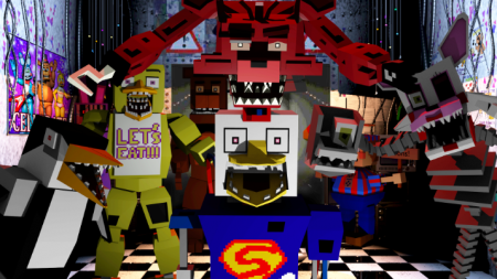  Five Nights at Freddys Realistic Models  Minecraft 1.7.10