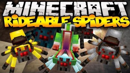  Rideable Spiders  Minecraft 1.7.10