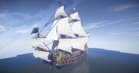  Le Soleil Royal, French Ship 1669  Minecraft