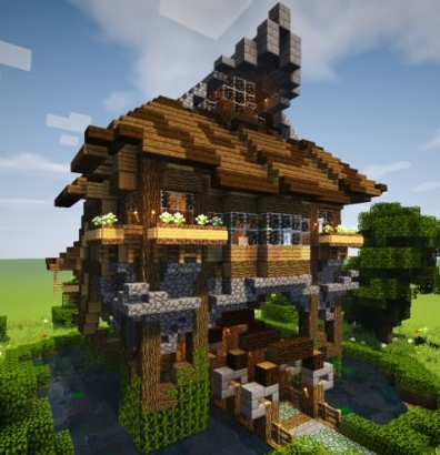  The Mini-Lake's house  Minecraft