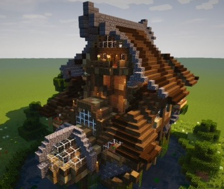  The Mini-Lake's house  Minecraft