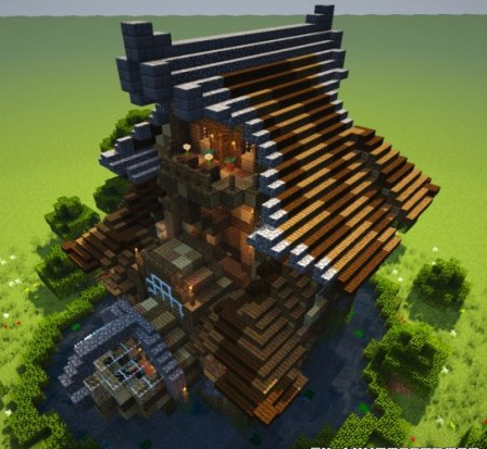  The Mini-Lake's house  Minecraft