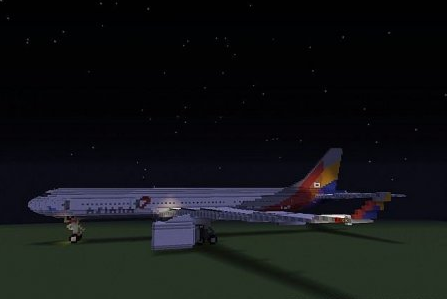  Airbus A330-323X Asiana Airlines  Minecraft