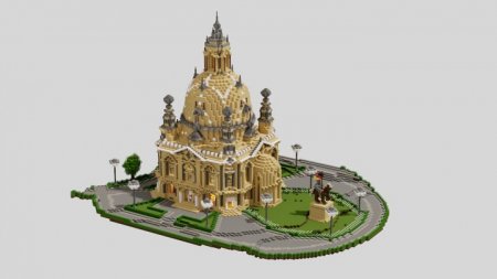  Dresdner Frauenkirche  Minecraft