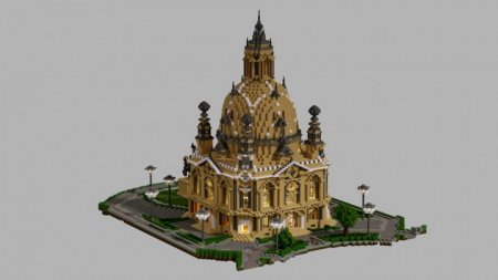  Dresdner Frauenkirche  Minecraft