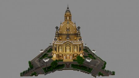  Dresdner Frauenkirche  Minecraft
