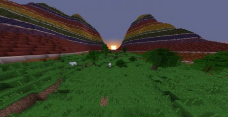  Rainbow Valley  Minecraft