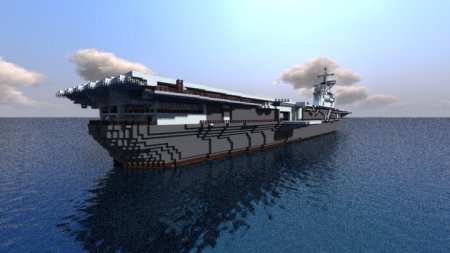  USS Yorktown (CV-10) 1970  Minecraft