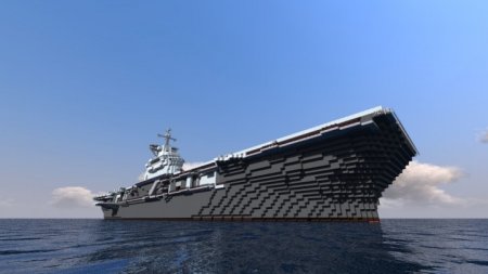  USS Yorktown (CV-10) 1970  Minecraft