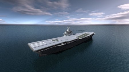  USS Yorktown (CV-10) 1970  Minecraft