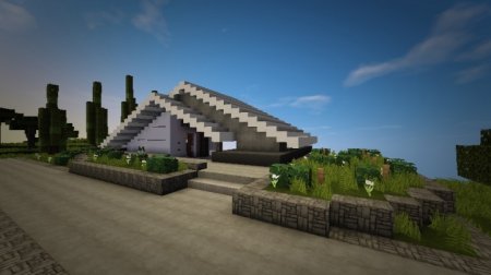  "Elevation" - A Modern Concept House  Minecraft