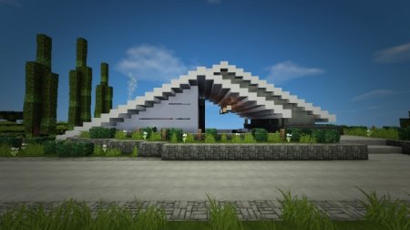  "Elevation" - A Modern Concept House  Minecraft