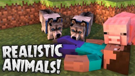  Hungry (Realistic) Animals  Minecraft 1.8