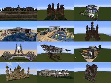  Instant Structures  Minecraft 1.8