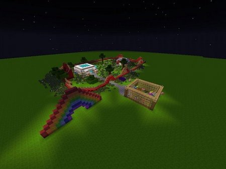  Rainbow Land  Minecraft