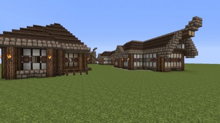  Houses and Blacksmith  Minecraft