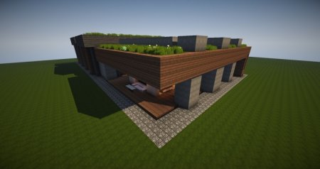  Modern House - "Casing"  Minecraft