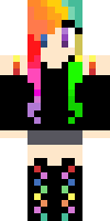  Rainbow Girl  Minecraft