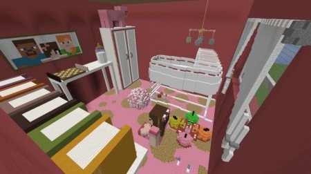  Baby Girl's Room  Minecraft