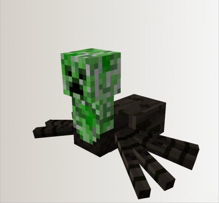  Creeper-Spider  Minecraft 1.7.10