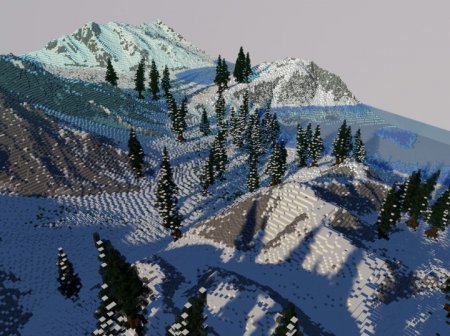  Custom Mountains  Minecraft