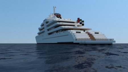  Azzam - Megayacht  Minecraft